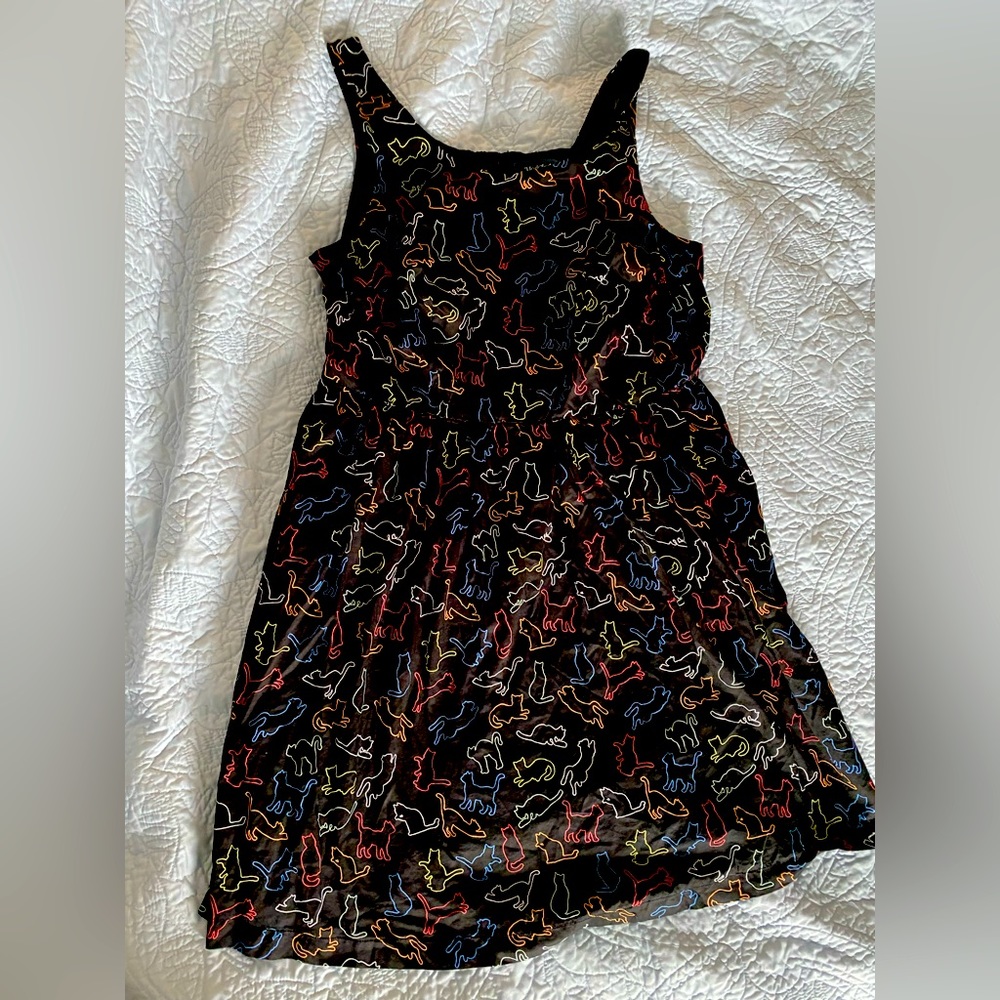 ModCloth purrfect a line dress